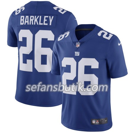 New York Giants Tröjor Saquon Barkley 26 Nike Blå - Herr New York Giants Tröjor Saquon Barkley 26 Nike Blå - Herr
